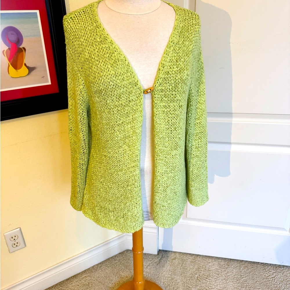 Fred David spring color cardigan size L